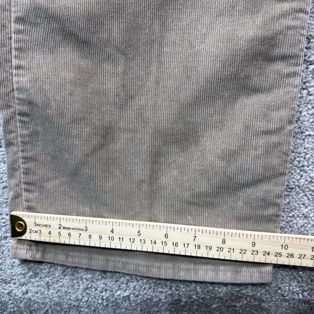Levis 549 Corduroy Pants Mens 42x32 Brown Tan Low Loose Straight Leg‎ Casual - Picture 12 of 16